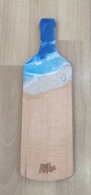 Cutting board wine bottle