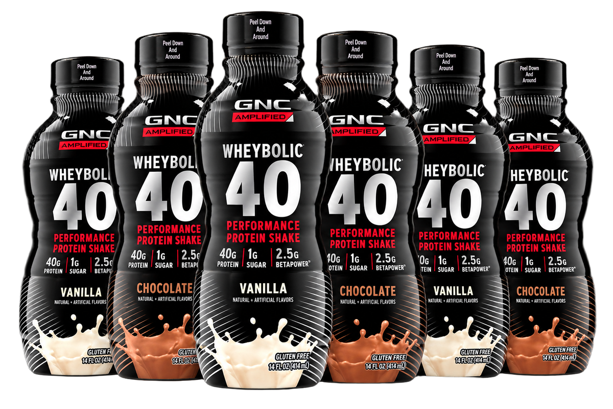 GNC AMP Wheybolic 40 Protein Drink 6 Pack