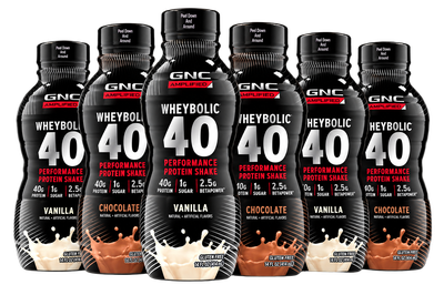 GNC AMP Wheybolic 40 Protein Drink 6 Pack