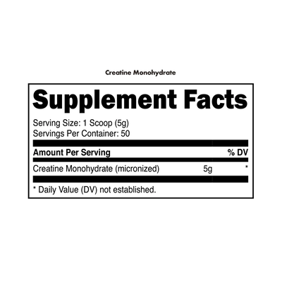 Bucked Up Creatine Monohydrate 250g