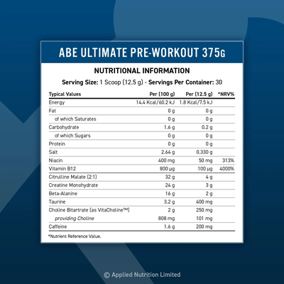 ABE All Black Everything Pre-Workout