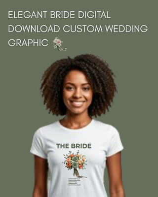 Custom Bridal Party PNG Design Graphic