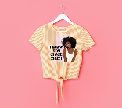 Empowered Melanin Woman Digital Graphic – 'I Know You Can Rock It!' Transparent PNG