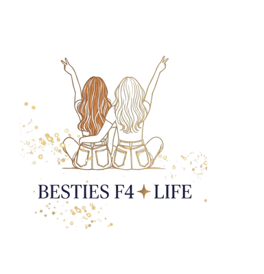 Besties for Life Fashion Illustration PNG