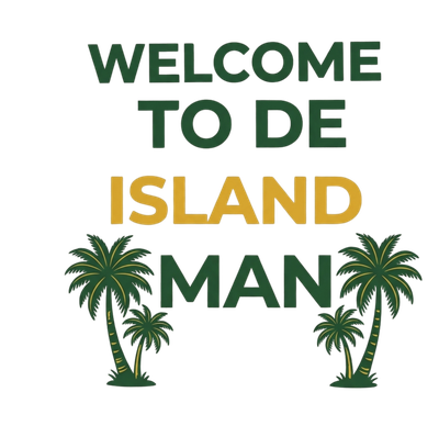Welcome to De Island Man Graphic Tee png file