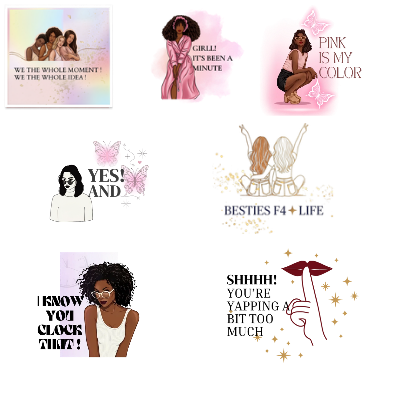 Empowered Women & Besties bundle png