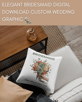 Bridal Party Bouquet PNG Clipart Bundle