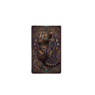 Luna Gaze Cat 2-pack png| Mystic Feline Art