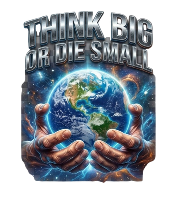 Think Big or Die Small Clipart PNG