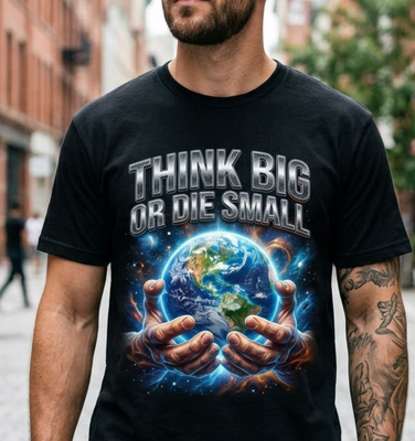 Think Big or Die Small Clipart PNG