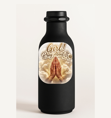Girl Pray About It Christian Clipart