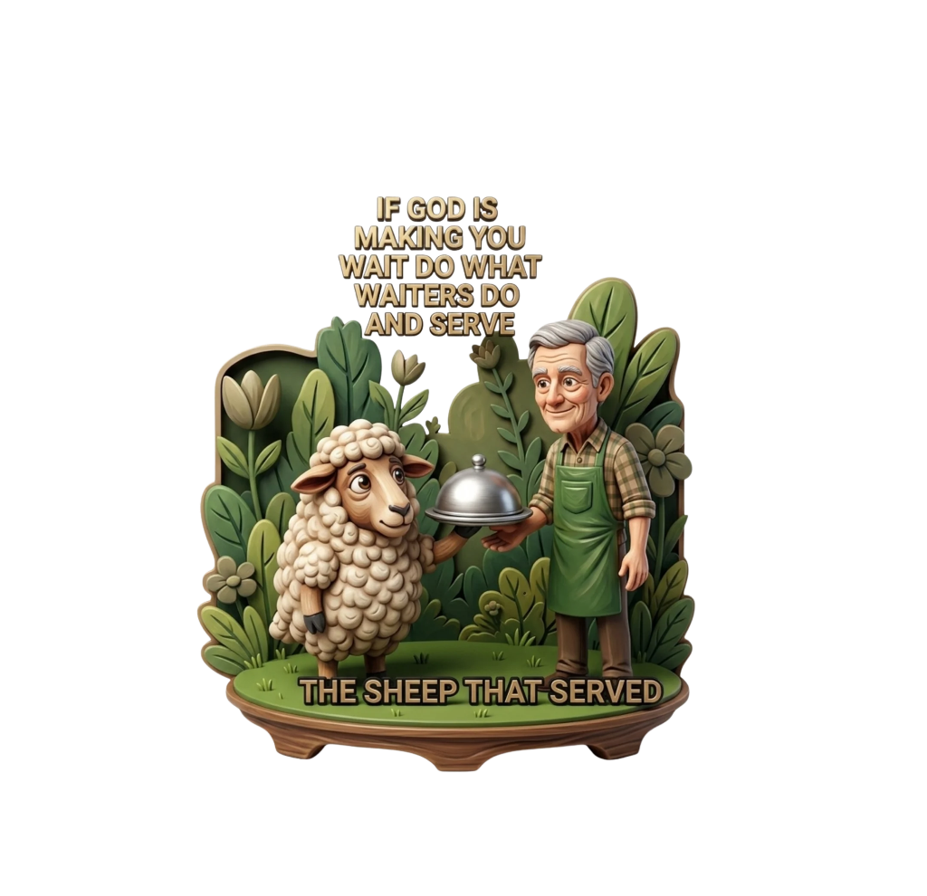 The Sheep that served Christian Clipart png