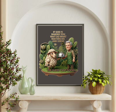 The Sheep that served Christian Clipart png