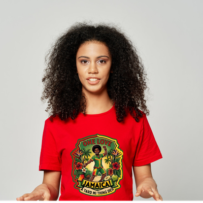 One Love Jamaica Graphic Illustration