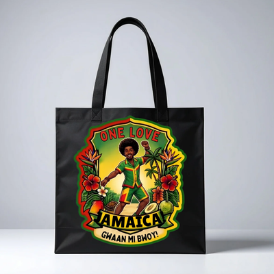 One Love Jamaica Graphic Illustration