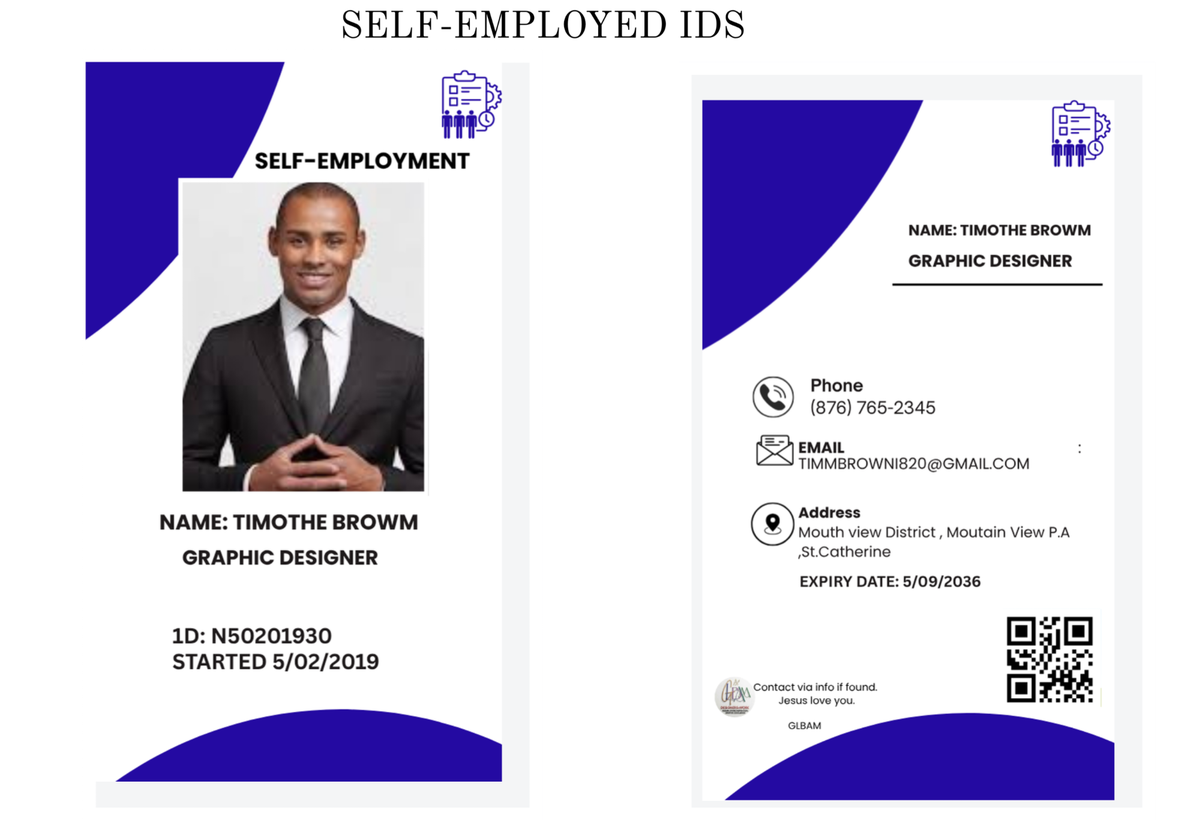 SELF-EMPLOYED ID