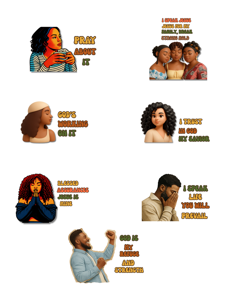GLBAM Faith-Based Sticker sheet Bundle