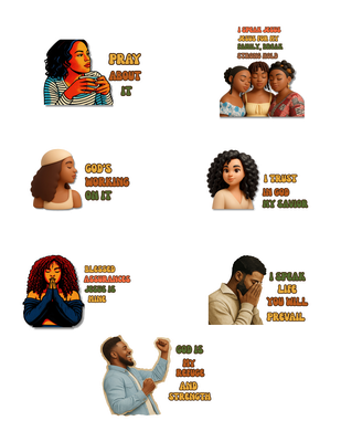 GLBAM Faith-Based Sticker sheet Bundle