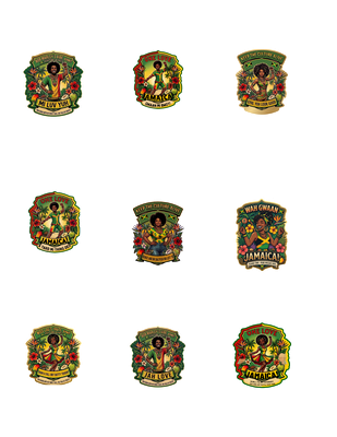 GLBAM Jamaican| island vibes Sticker sheet Bundle
