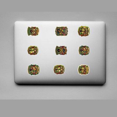 GLBAM Jamaican| island vibes Sticker sheet Bundle