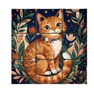 GLBAM ginger cat sticker sheet