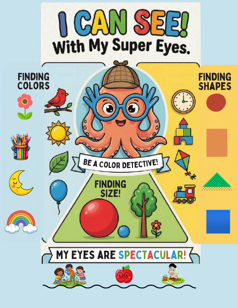 Kindergarten learning activities poster