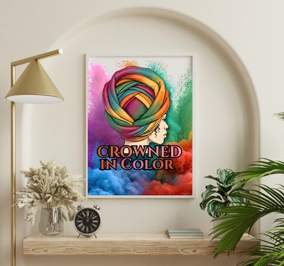 Wall Art pdf Printable:Black woman art
