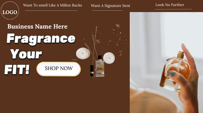 Luxury Fragrance Landing Page Template,