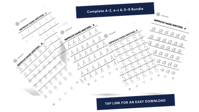 Preschool Alphabet & Number Tracing set