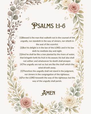 PSALM 1:1-6