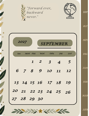 2026 27 Student Planner PDF.