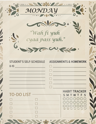 2026 27 Student Planner PDF.