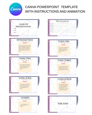 Editable Canva PowerPoint Template