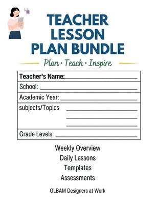 Teacher Lesson Plan Template canva