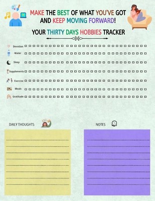 30-Day Hobbies Tracker PDF Printable
