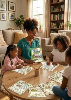 Kids Learning Activity Book Ages 4 to 7