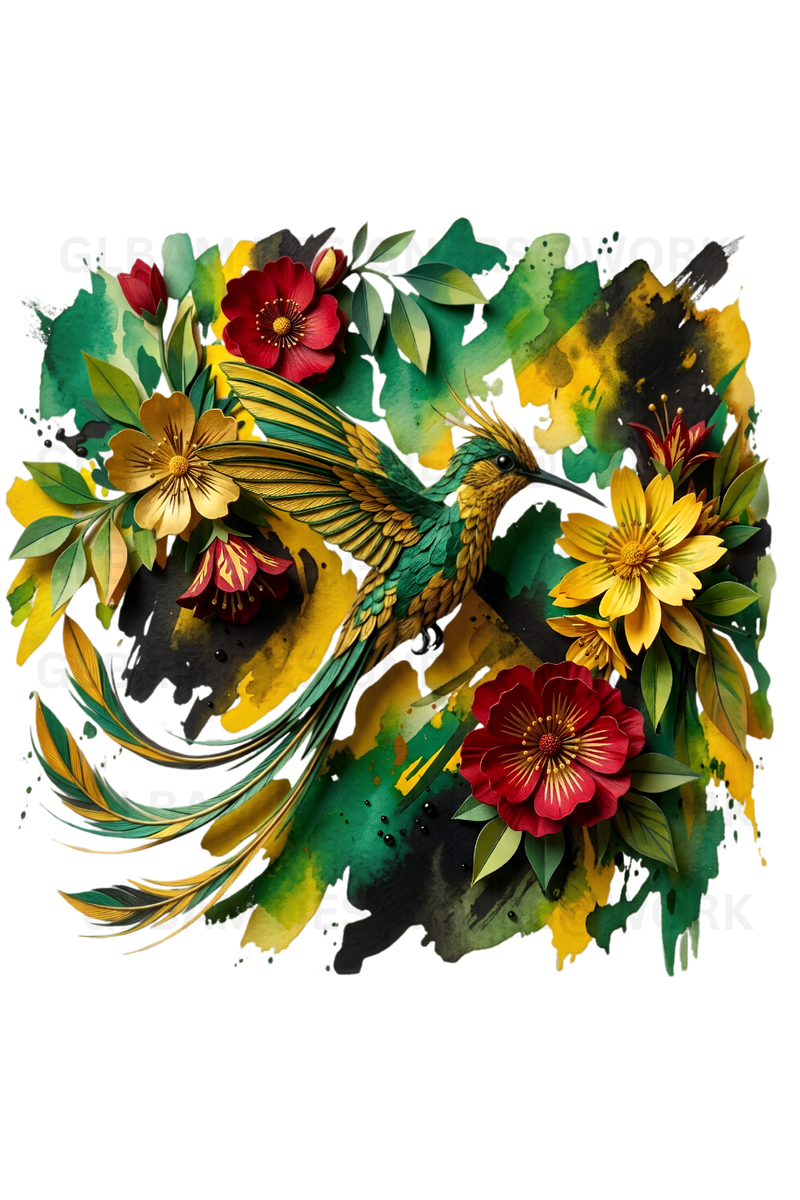 Hummingbird Sublimation PNG Design