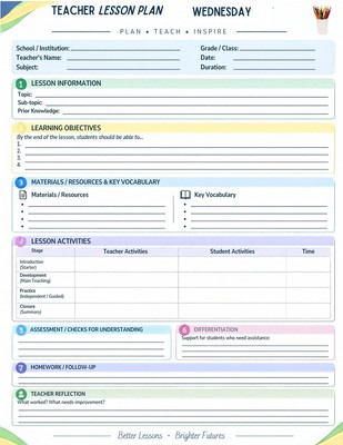 Jamaican Teacher Lesson Plan PDF