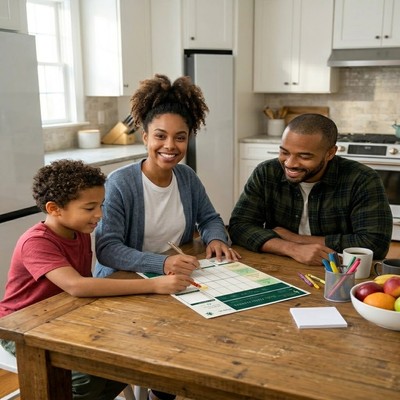 Family Weekly Planner Printable PDF