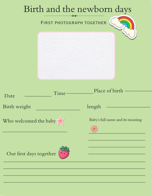 Baby's Journey & Milestone Planner