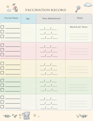 Baby's Journey & Milestone Planner
