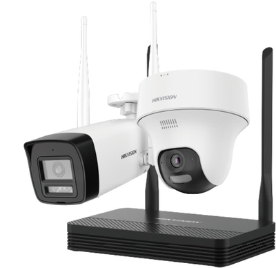 KIT EASYLINK NVS IP HIKVISION DS-J142(STD)/NKS422W02H BULLET 2MP
