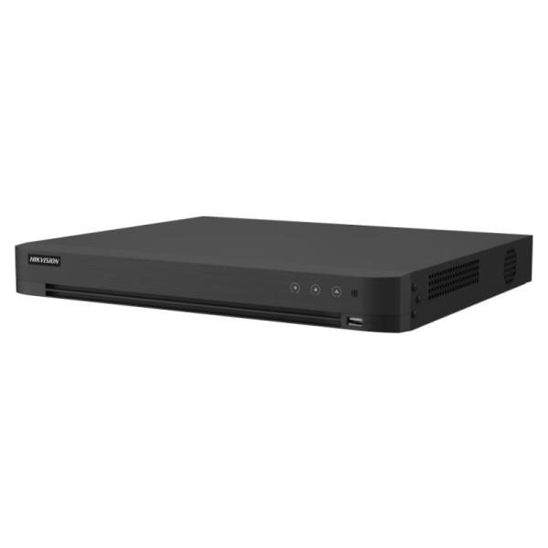 GRABADORA DVR HIKVISION IDS-7208HUHI-M1/XT 8 CANALES 4K H.265 PRO+ ACUSENSE NEGRO
