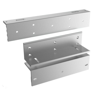 BRACKET PARA CERRADURA MAGNETICA HIKVISION DS-K4H255-LZ COMPATIBLE CON PUERTAS DE VIDRIO MADERA Y METAL