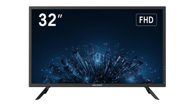 MONITOR HIKVISION DS-D5032F3-1V0S (E) 32" PLANO 1920 X 1080 75 HZ TECNOLOGIA VA VGA Y HDMI  NEGRO