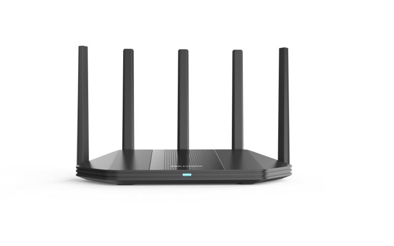 ROUTER INALAMBRICO HIKVISION DS-3WR18X(O-STD)/US (E) DUAL BAND 2.4/5 GHZ WIFI 6 PUERTOS WAN / LAN  NEGRO