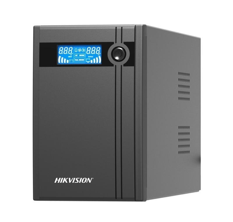 UPS HIKVISION DS UPS2000 X 2000VA 1200W UPS LINEA INTERACTIVA 120VAC AVR LCD 6 TOMAS  GRIS