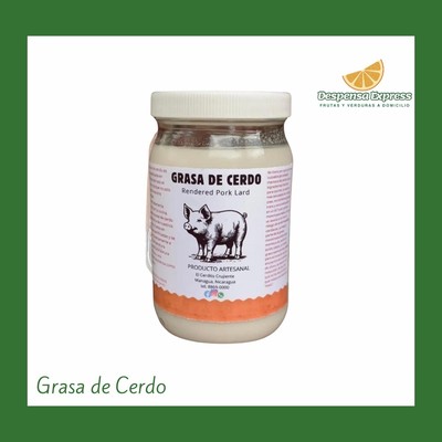 Grasa de Cerdo (12 Onzas)