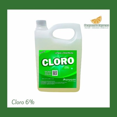Cloro al 6% (1 Galon)