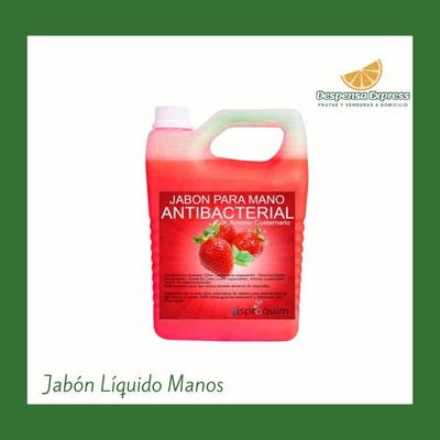 Jabón liquido de mano olor Fresa (1 Galon)